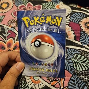 Pokémon Starter Rules Booklet- 1999 Wizards of the Coast